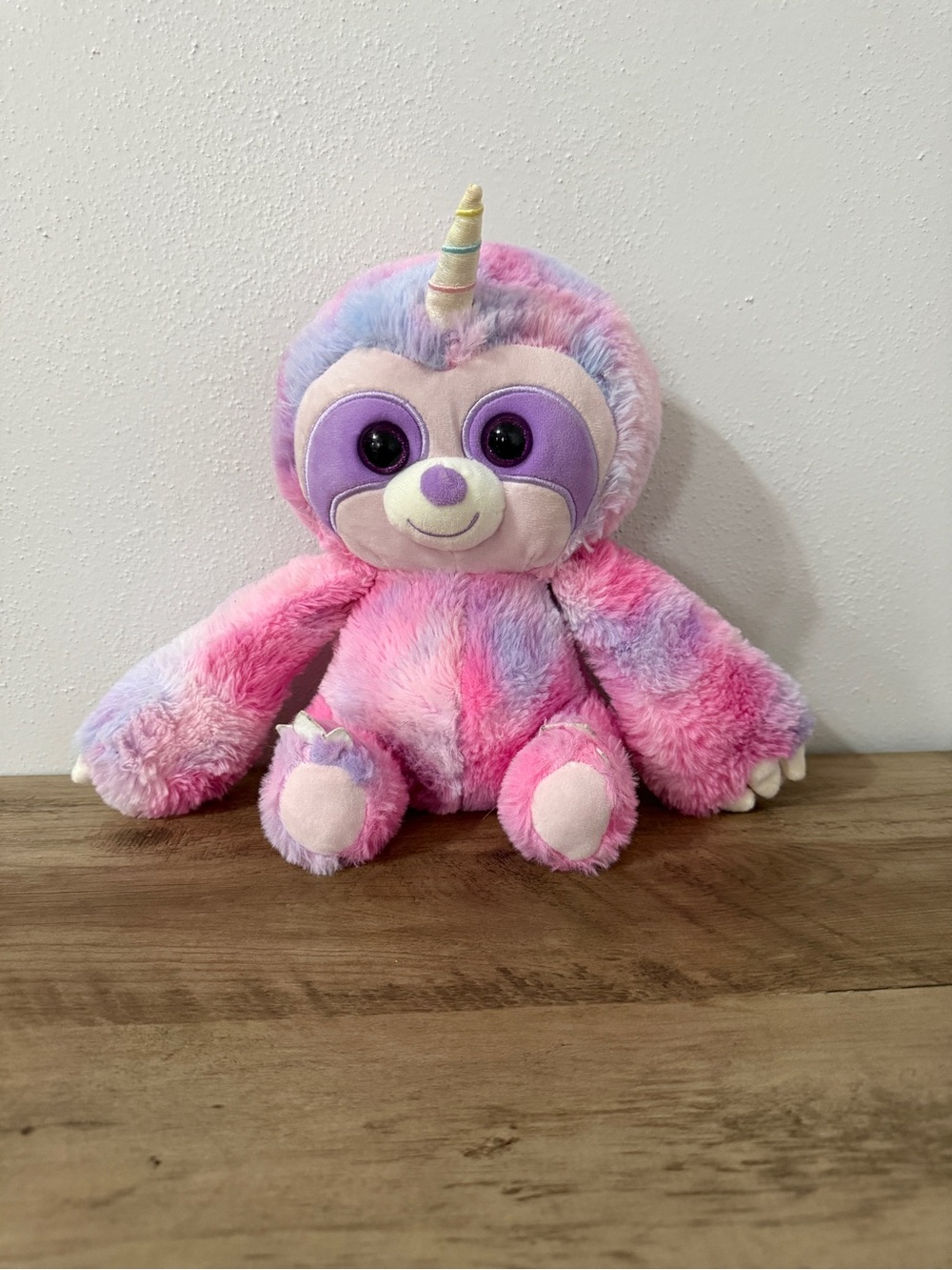 🦄 Rainbow Tie Dye Unisloth Unicorn Sloth Plush Stuffed Animal